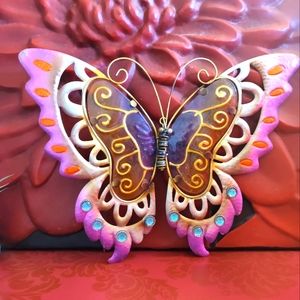 Large Metal Butterfly